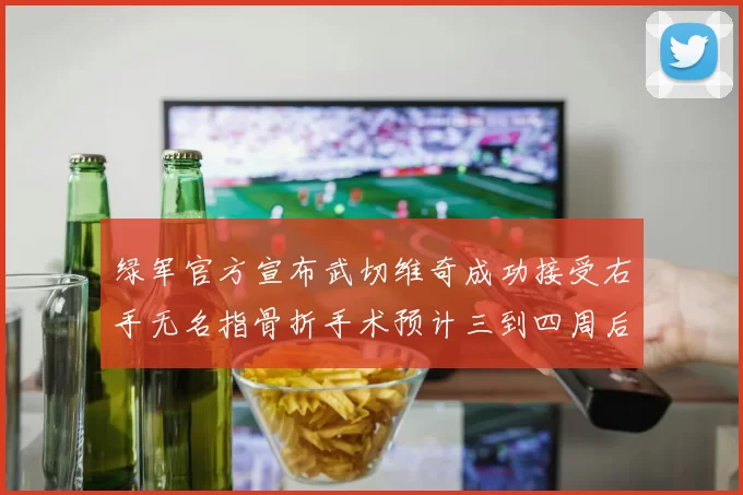 绿军官方宣布武切维奇成功接受右手无名指骨折手术预计三到四周后复查